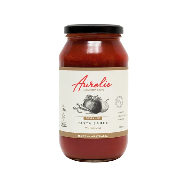 Riverina Grove - Aurelio Primavera Pasta Sauce 500g Organic