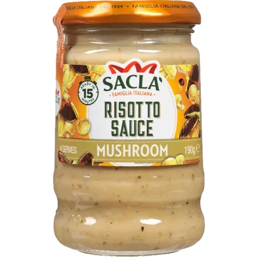 Sacla Risotto Sauce Mushroom 190g