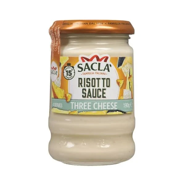 Sacla Risotto Sauce Three Cheese 190g