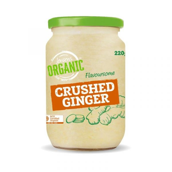 Jensen Organic Crushed Ginger 200g