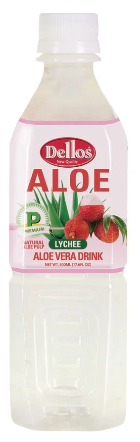 Dellos Aloevera Lychee Drink 500ml