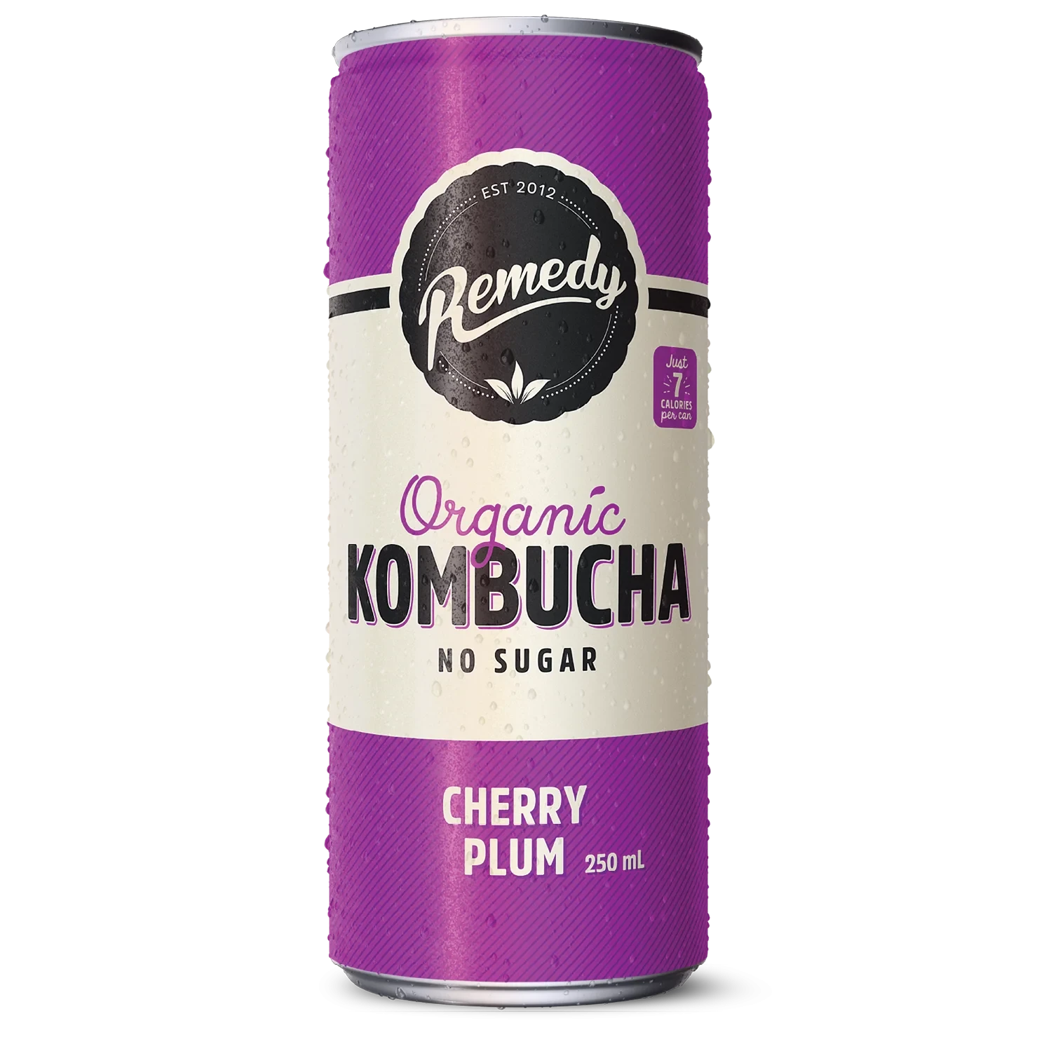 REMEDY KOMBUCHA CHERRY PLUM 250ml x 4pack