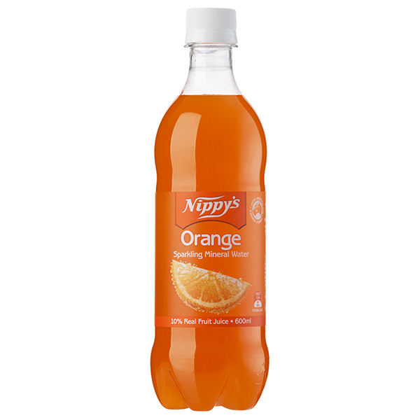 Orange Sparkling Mineral Water 600ml