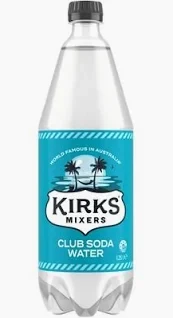 Kirks Drink Soda Water Bottle 1.125Lt