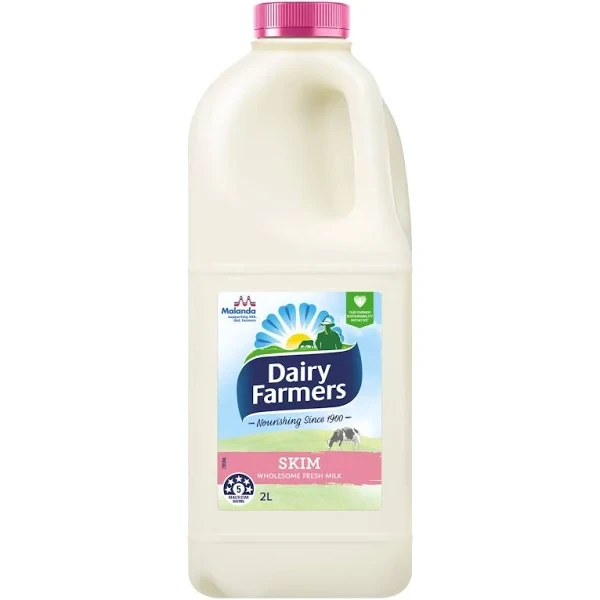 Dairy Farmers Skim Milk 2l
