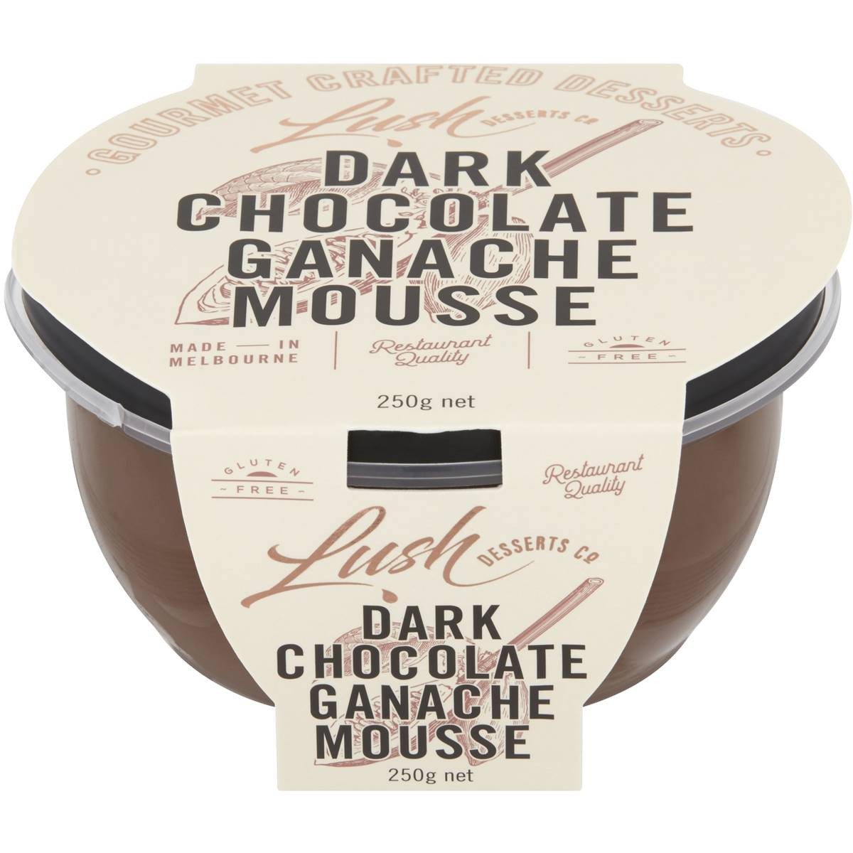 Lush Dark Chocolate Ganache Mousse 250g