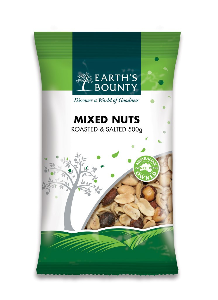 MIXED NUTS ROASTED & SALTED 500g