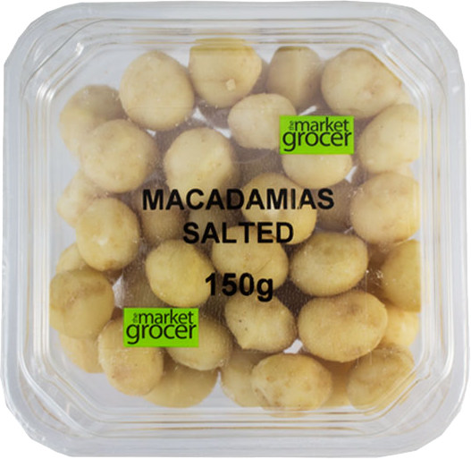 The Market Grocer Macadamia Salted 140g