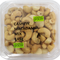 THE MARKET GROCER CASHEW MACADAMIA MIX 145G