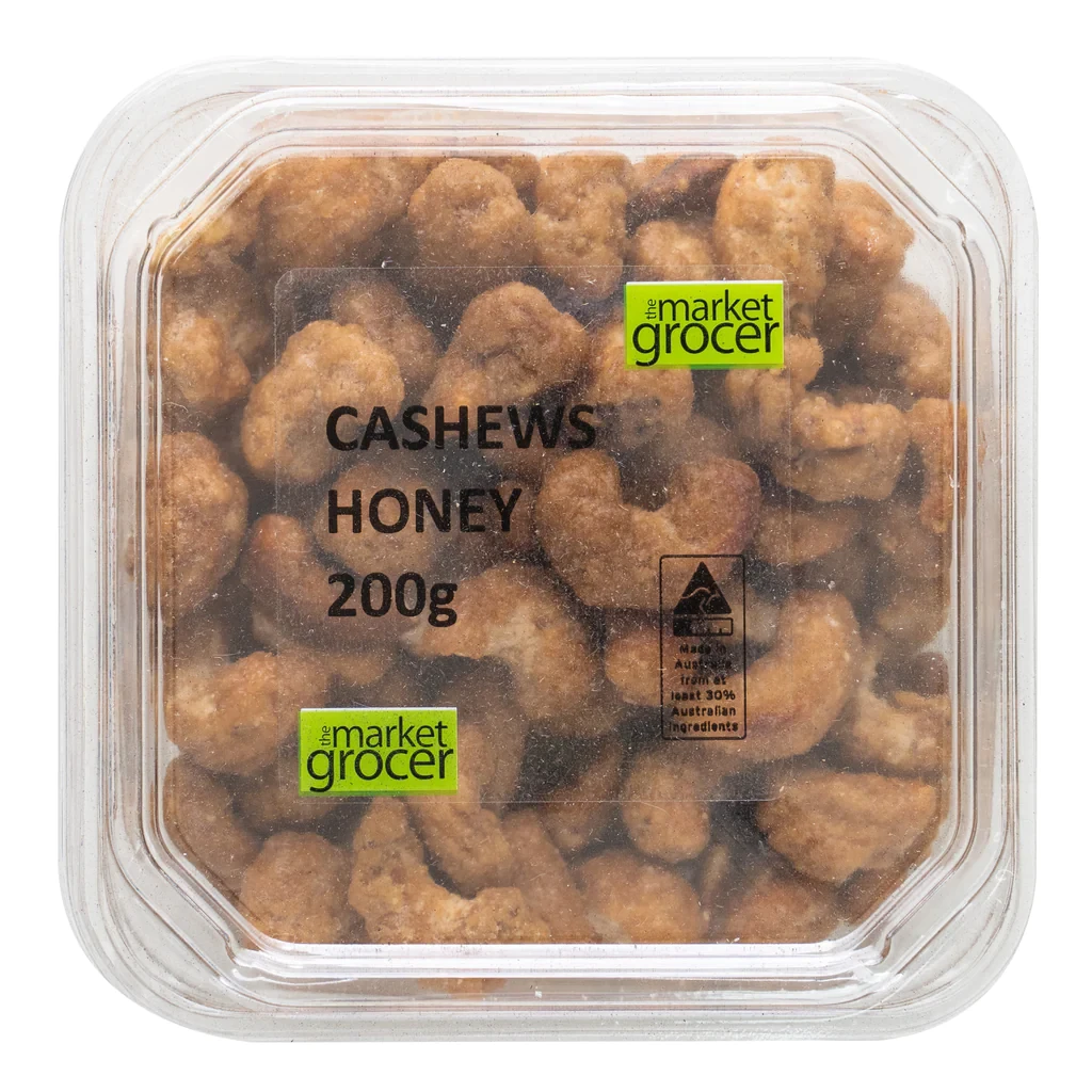 THE MARKET GROCER CASHEWS HONEY 200G