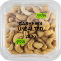 The Market grocer Cashew Unsalted 200g