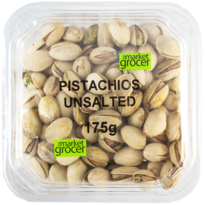 THE MARKET GROCER PISTACHIOS UNSALTED 175G