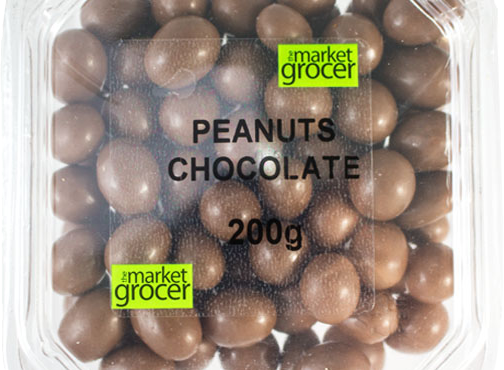The Market Grocer PEANUTS CHOCOLATE 200G