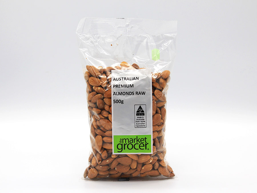 The Market Grocer – Almonds – Raw 500g