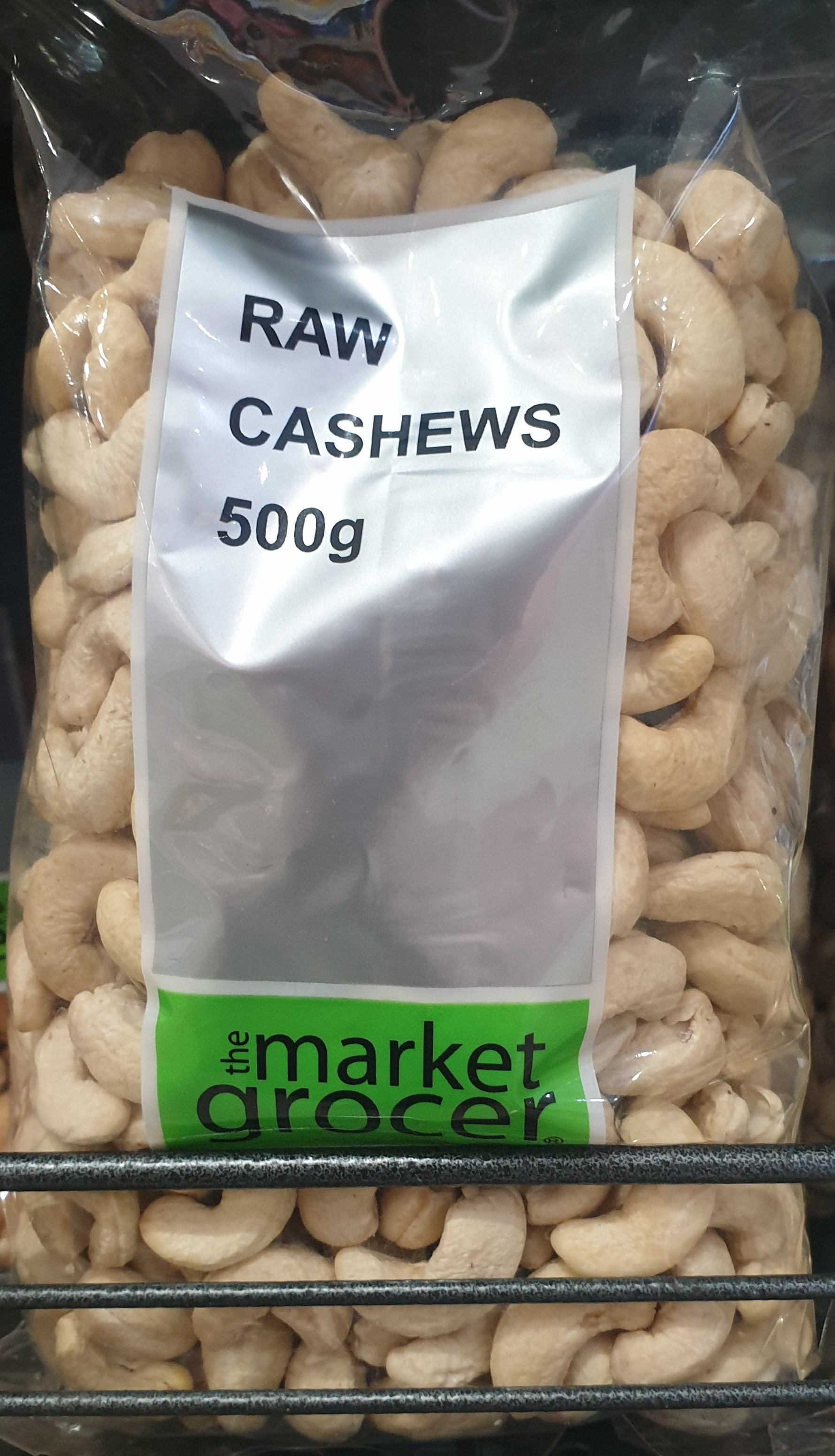 The Market Grocer Cashews Raw 500g