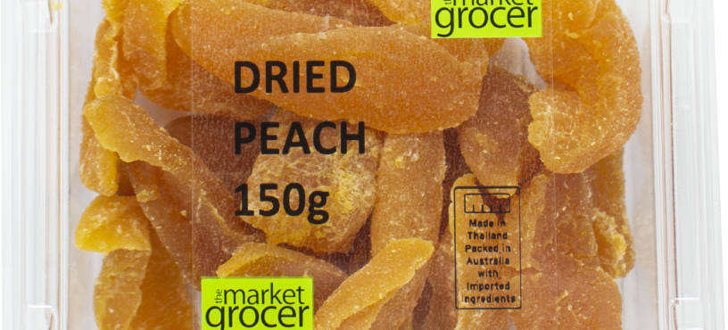 THE MARKET GROCER DRIED PEACH 150G