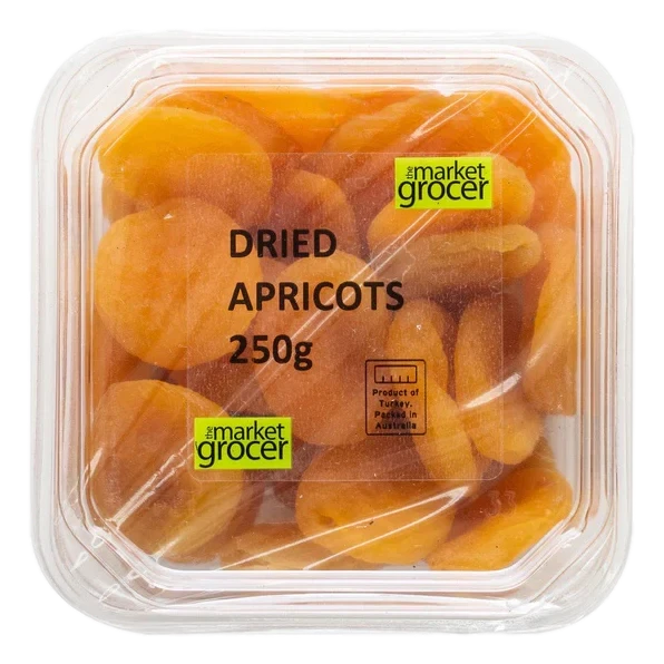 THE MARKET GROCER DRIED APRICOTS 250G