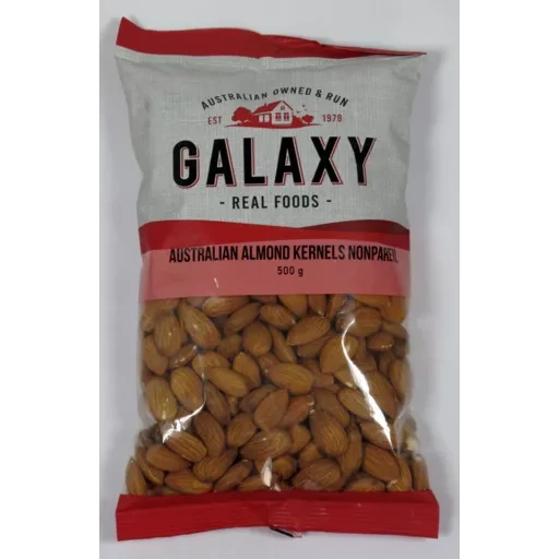 Galaxy Australian Almond Kernels Nonpareil 500g