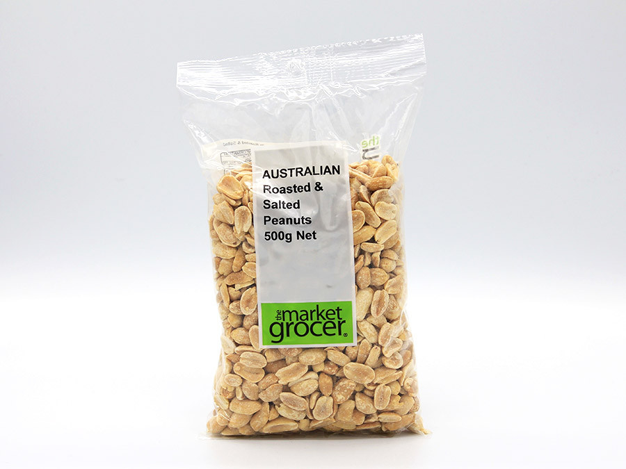 The Market Grocer – Peanuts – Roasted and Salted 500G