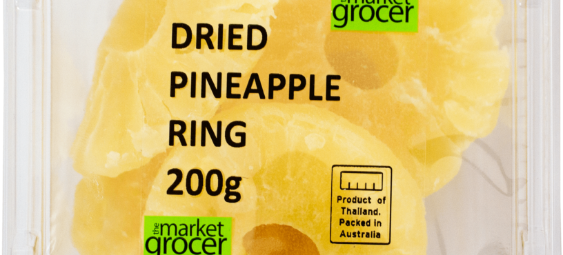 The Market Grocer Dried Pineapple Ring 200g