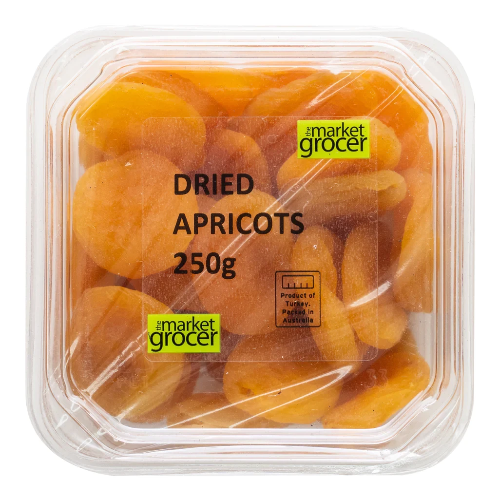 THE MARKET GROCER APRICOTS DRIED 250G