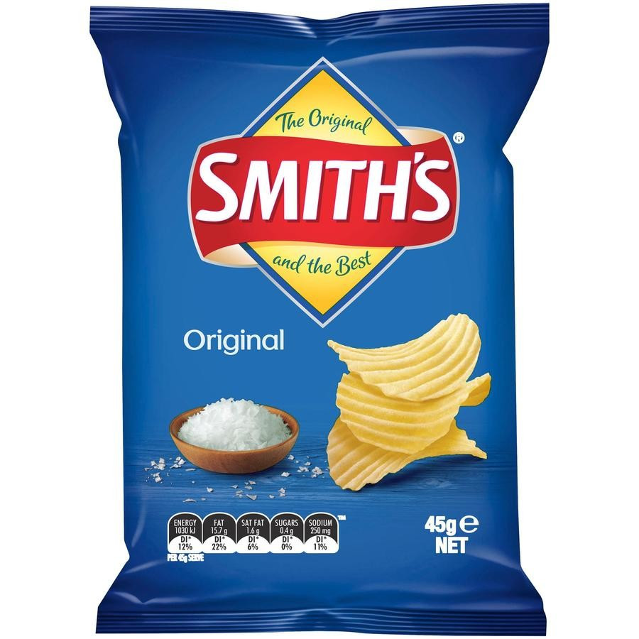 Smith's Crinkle Cut Potato Potato Chips Original 45g