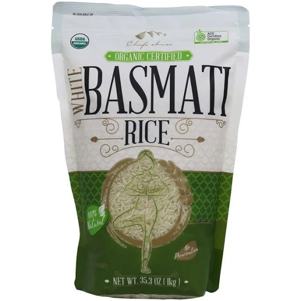 Chef’s Choice – Organic White Basmati Rice 1Kg
