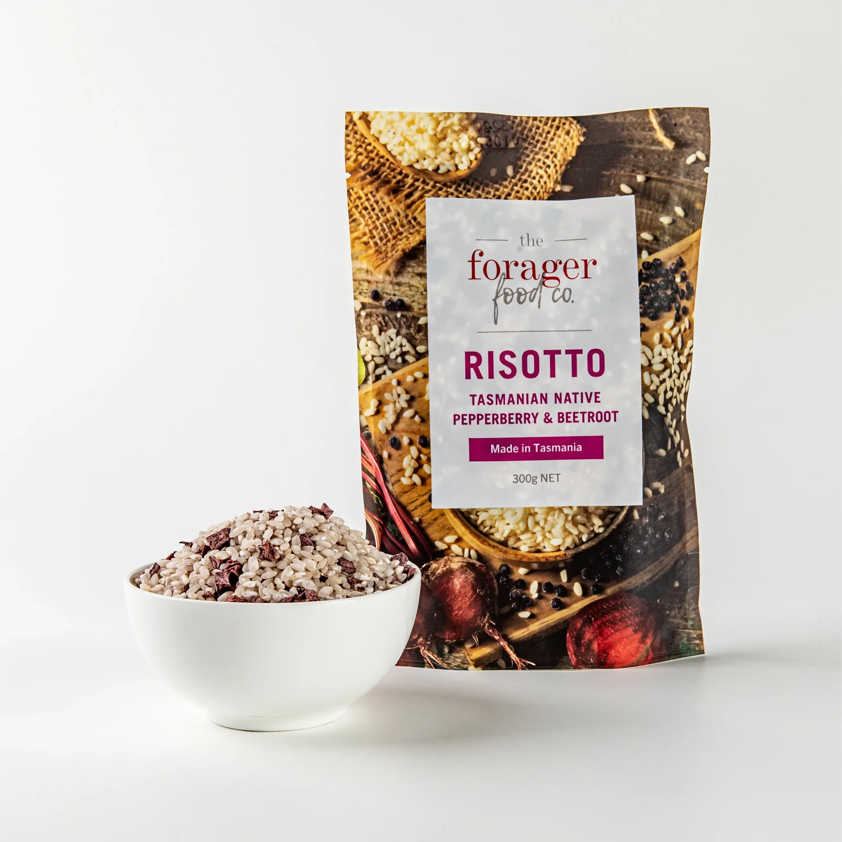 Risotto Rice with Tasmanian Native Pepperberry & Beetroot 300G