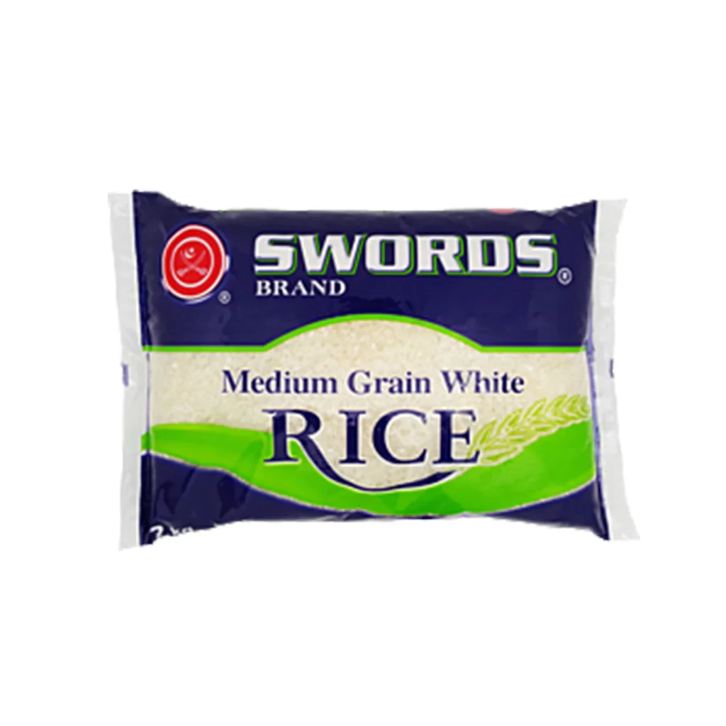 Swords Medium Grain White Rice 1kg