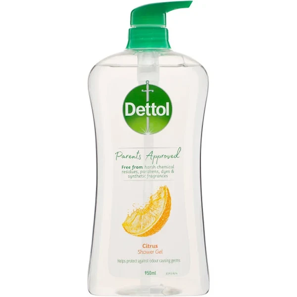 Dettol Shower Gel Body Wash Antibacterial Citrus 950ml