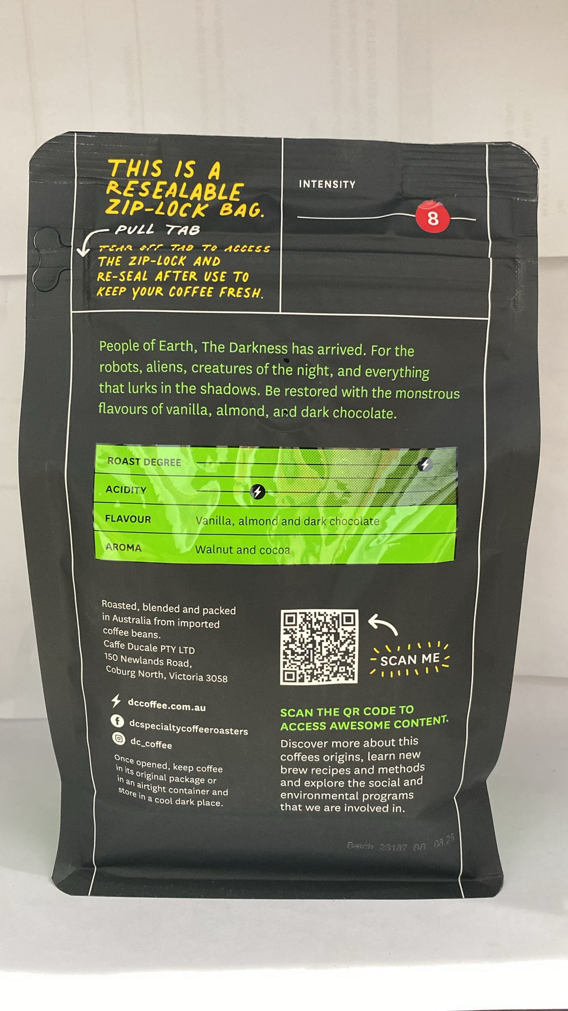 Darkness Coffee Bean 250g