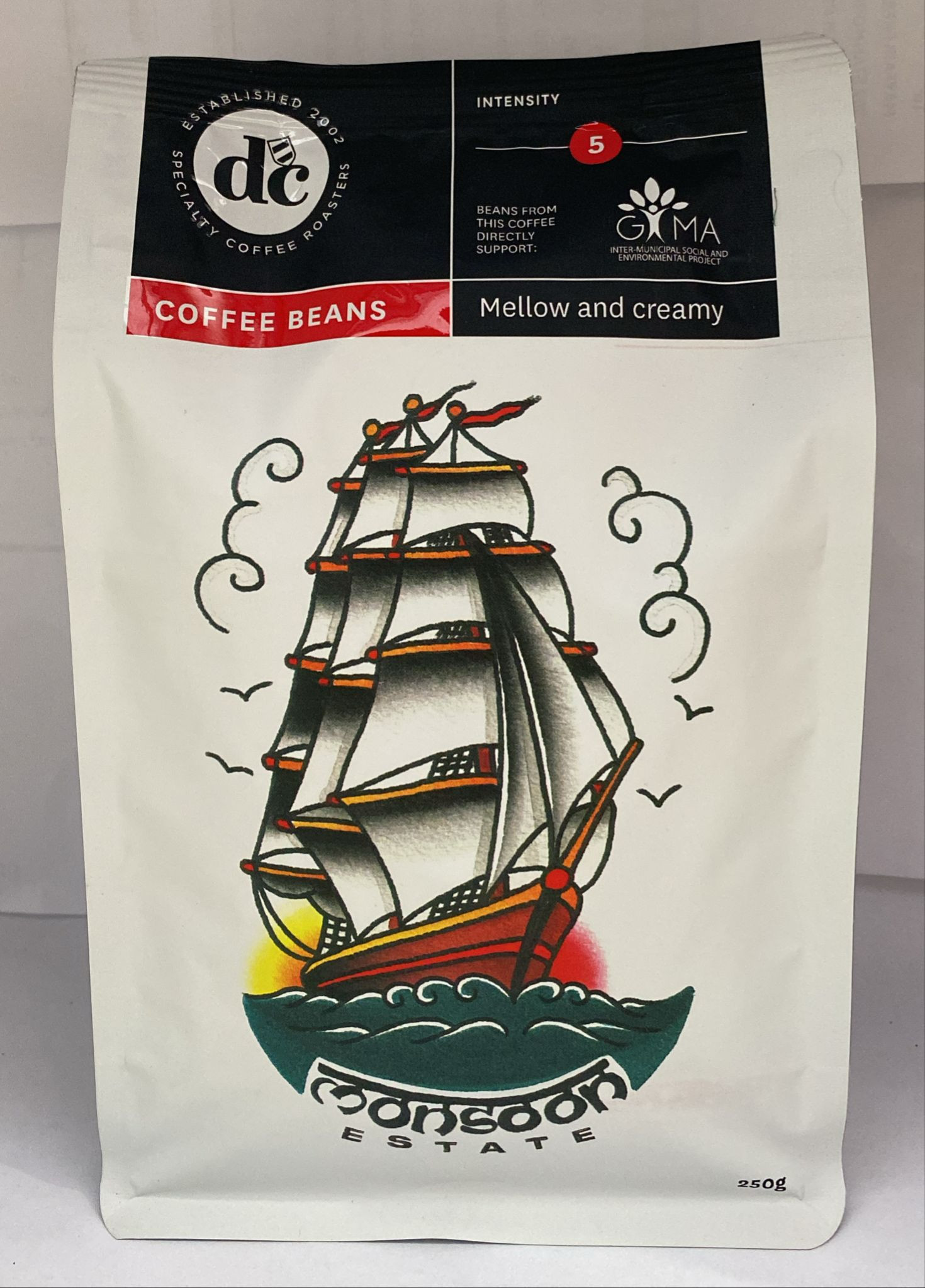 DC Coffee Beans Mellow and Creamy 250g