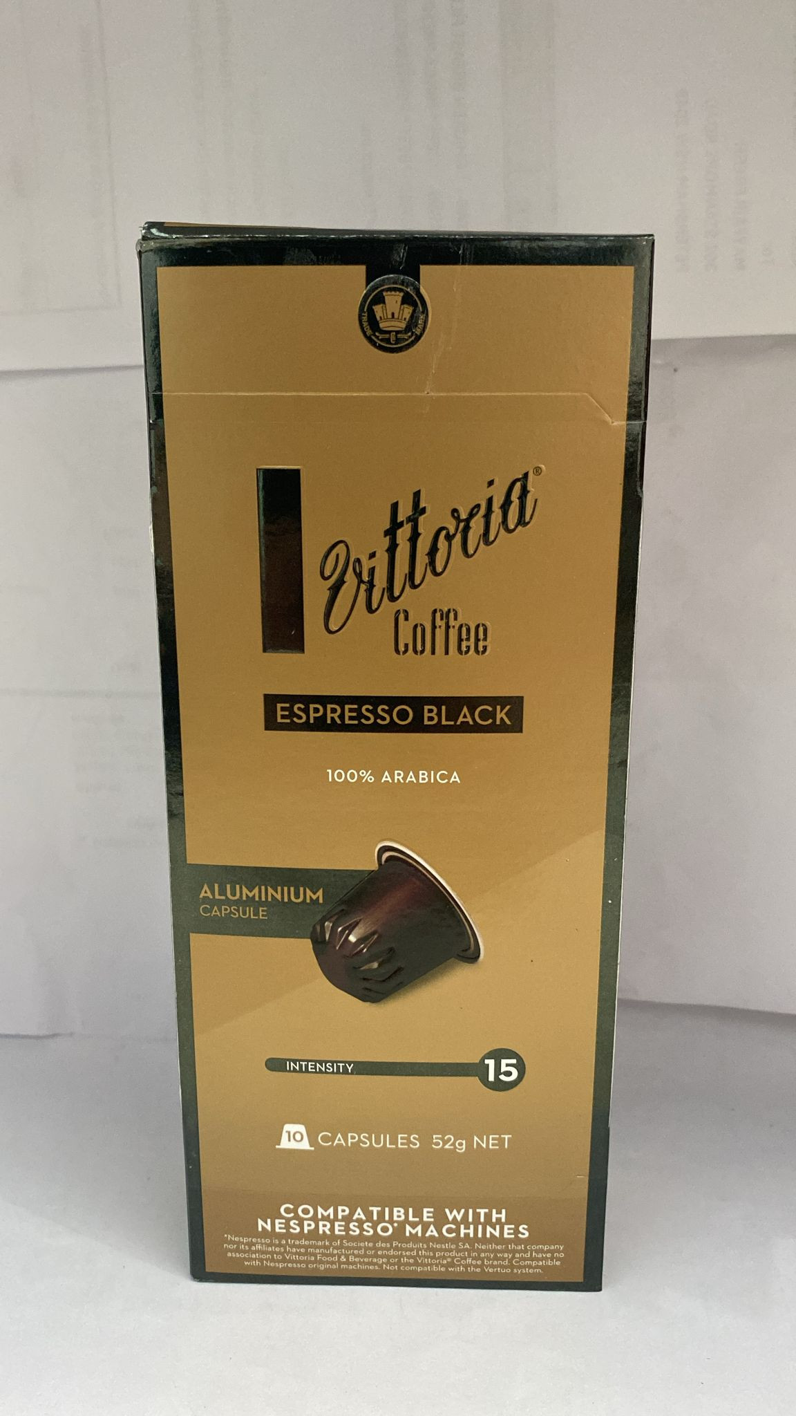 Vittoria Espresso 10 Capsule 52g