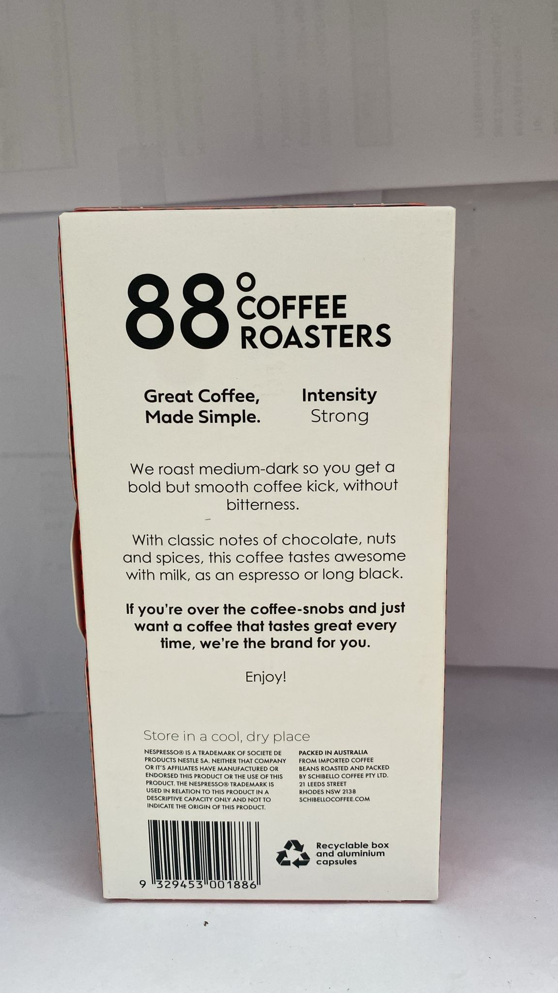 88 Degree Coffee Roasters 10 Capsules