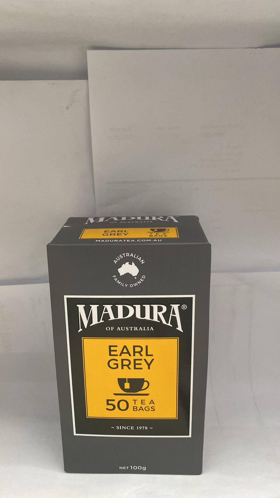 Madhura earl grey tea bag 50