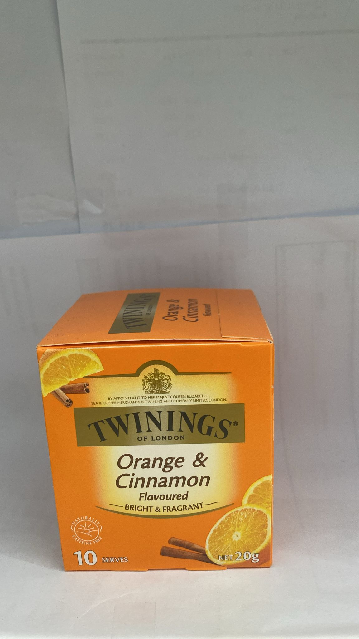 Twinnings orang & cinnamon tea 20g