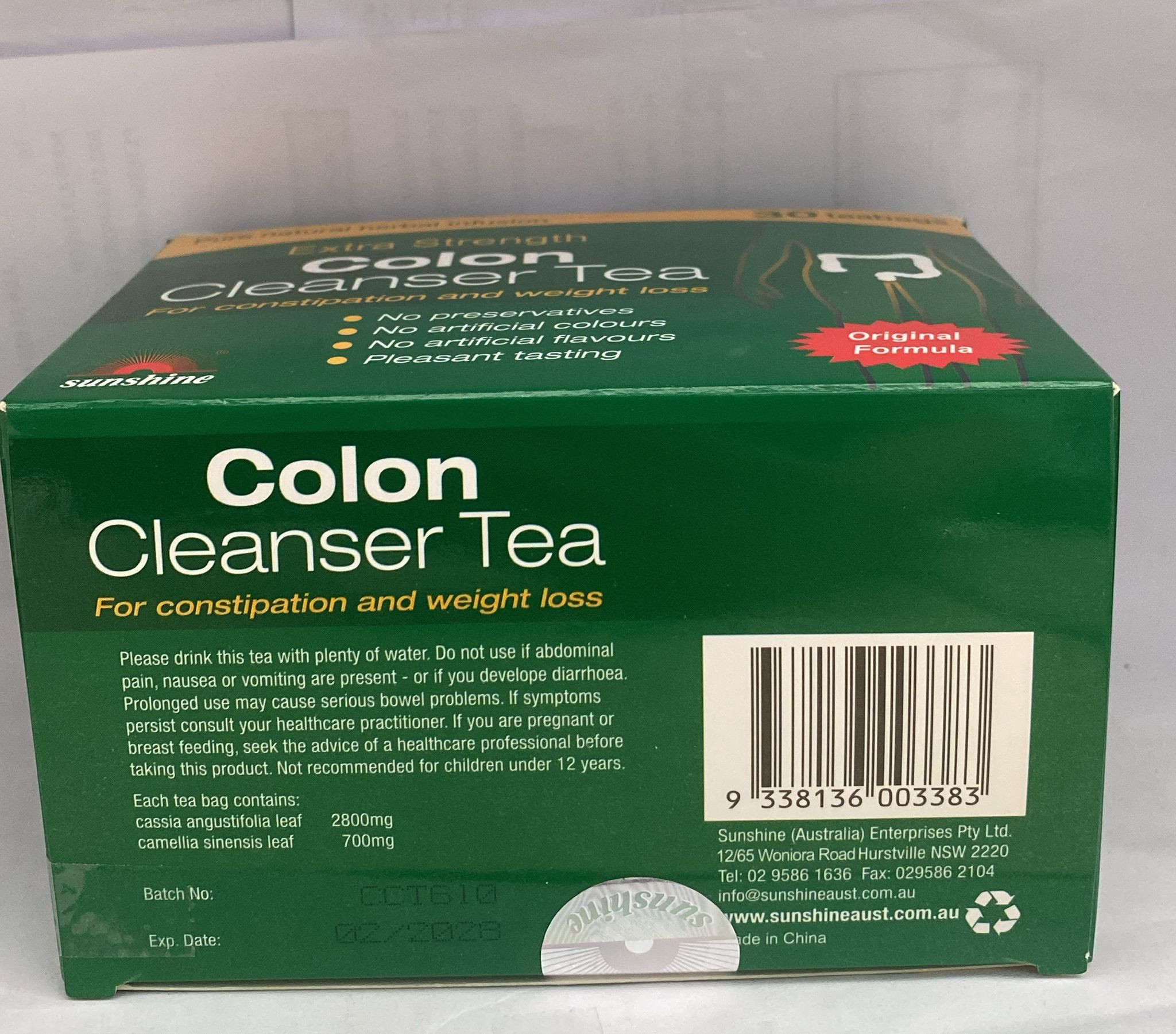 Colon cleanser tea 30 bags