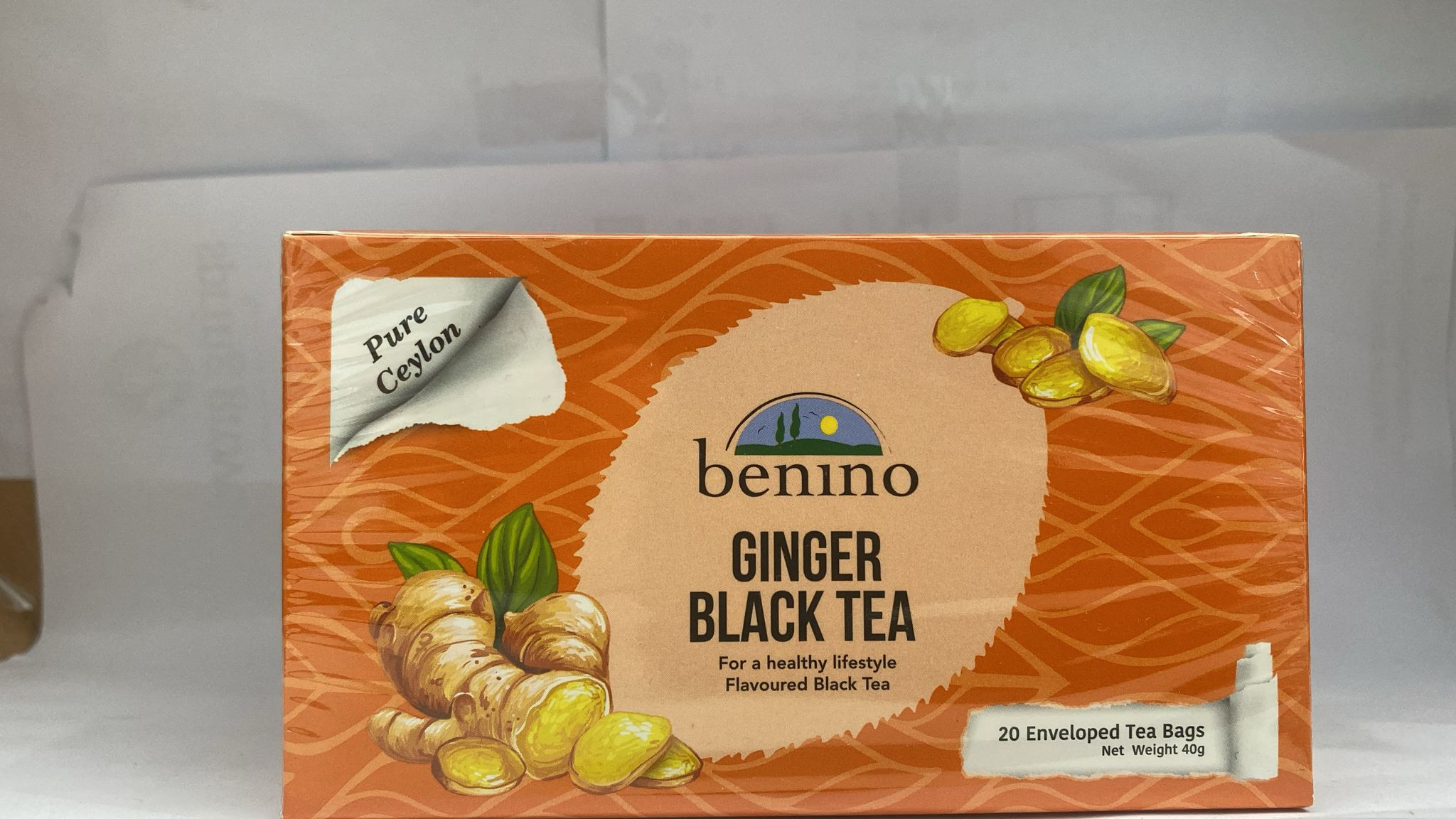 Benino ginger black tea 20 bags