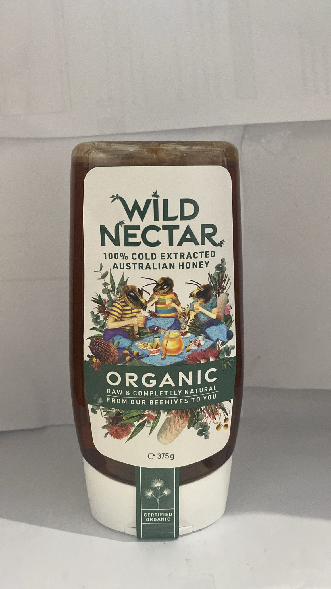 Wild Nectar organic  honey 375g