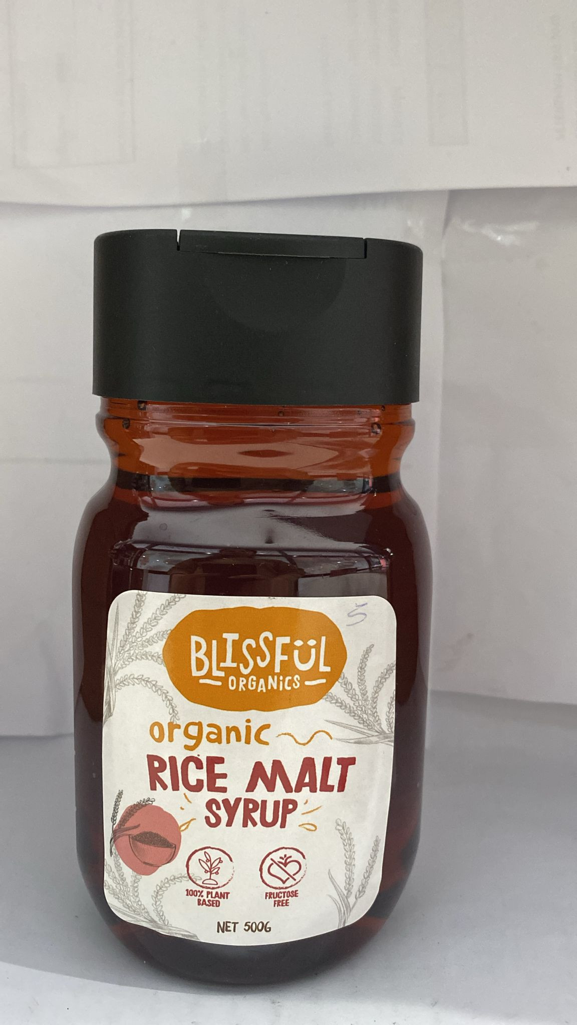 Blissful Organic Rice Malt Syrup 500g