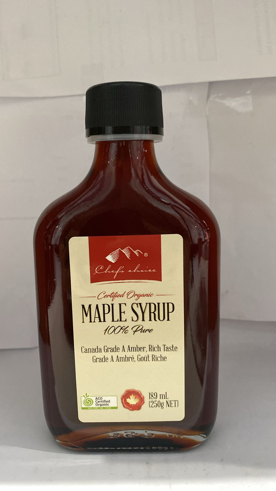 Organic Maple Syrup 189ml