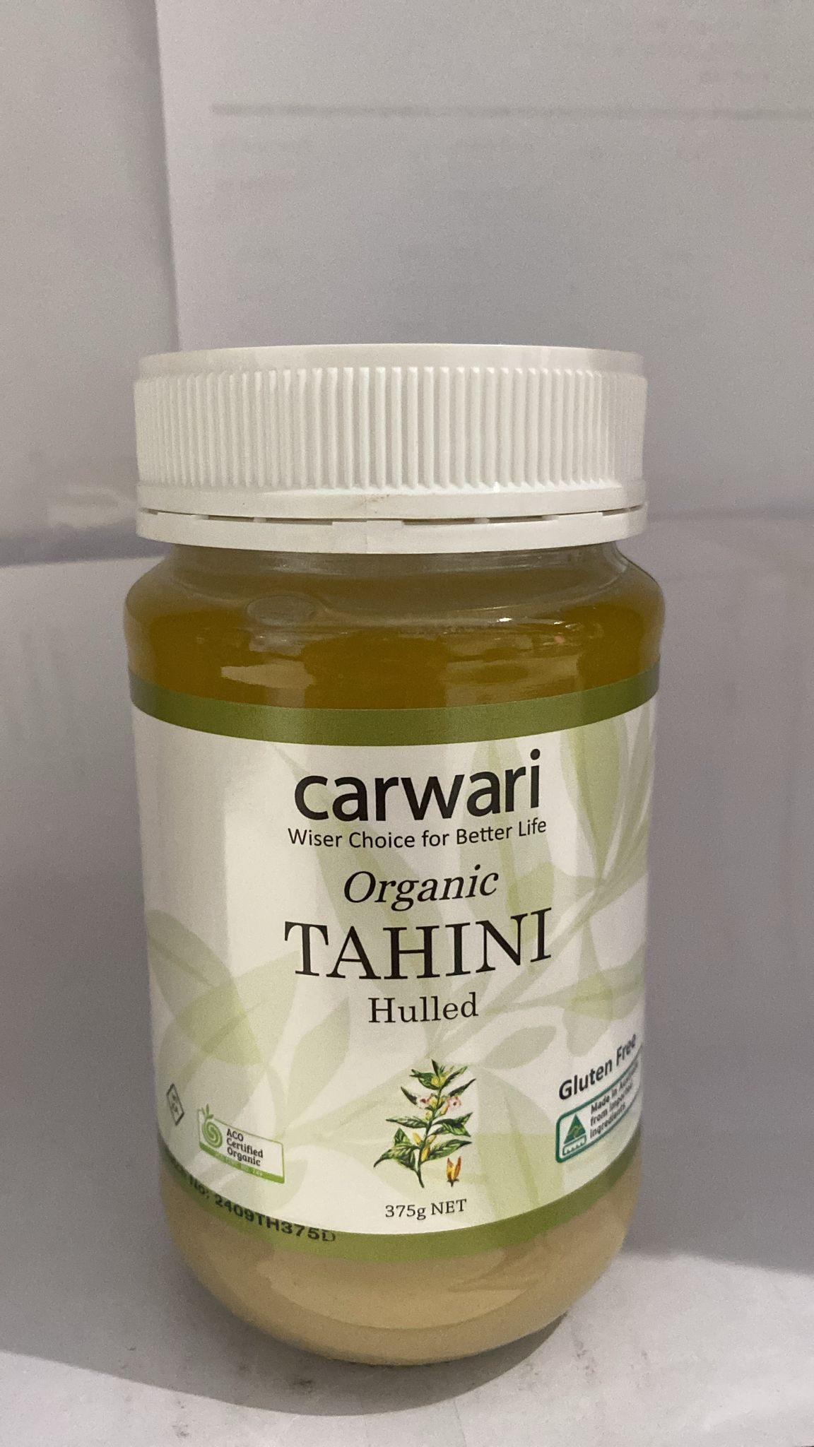 Carwari organic tahini hulled